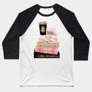 Girl Boss Hustle Baseball T-Shirt